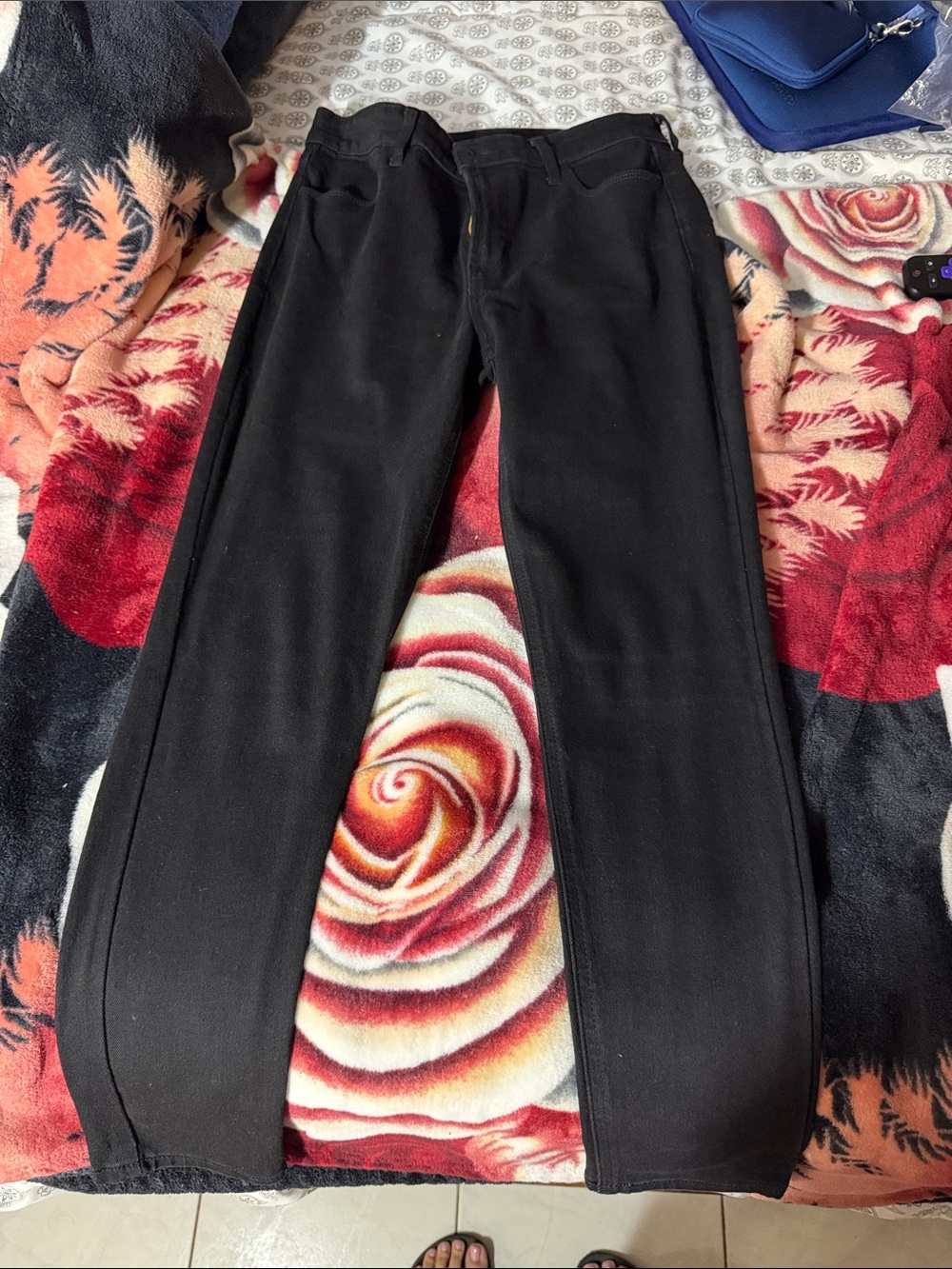 Old Navy Black High-Rise Super Skinny Jeans